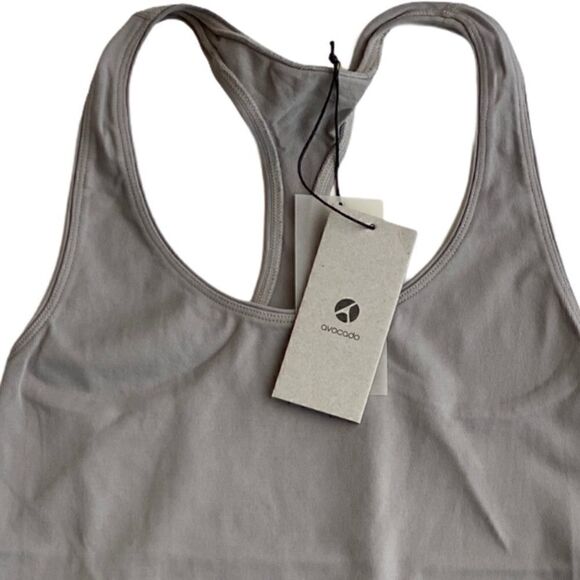 Avocado Activewear Workout Top Tank Beige - Picture 7 of 9